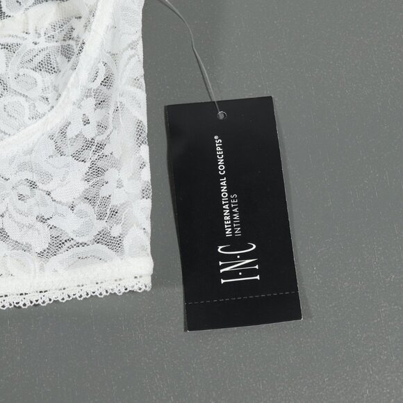 NWTINC Washed White Lace Bralette Size Large - Picture 3 of 8